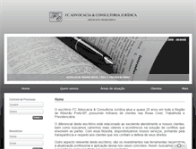 Tablet Screenshot of fcadvocacia.com.br